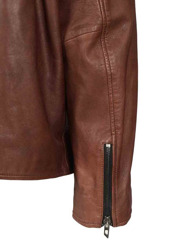 DIESEL buy online レザージャケット - ブラウン