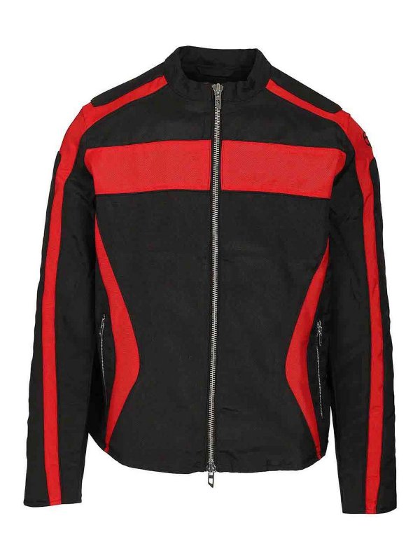 DIESEL: casual jackets - Nylon Biker Jacket