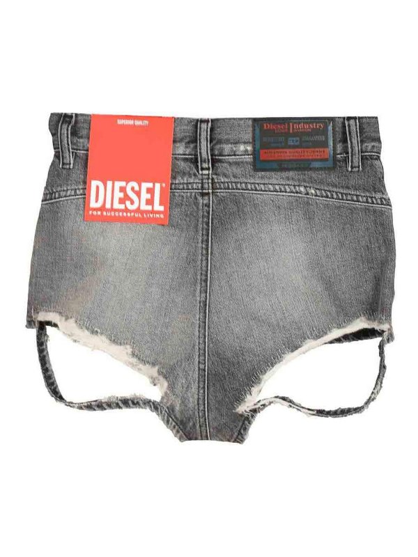 DIESEL: トラウザーショーツ online - ショートパンツ - グレー