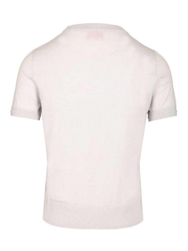 DIESEL: Strickpullover mit Rundhalsausschnitt online - Rundhalspullover - Grau