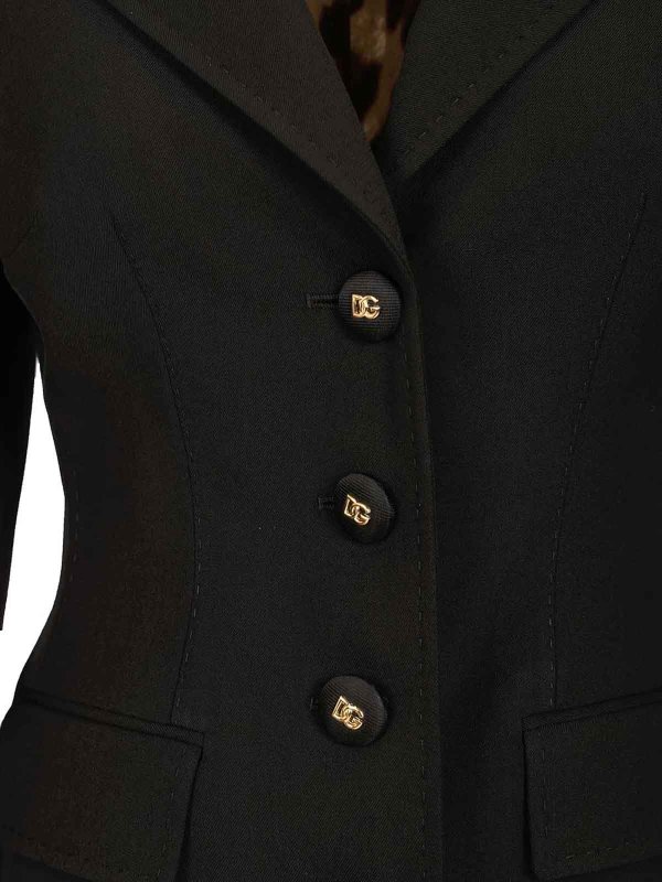 Blazer - Negro shop online: DOLCE & GABBANA