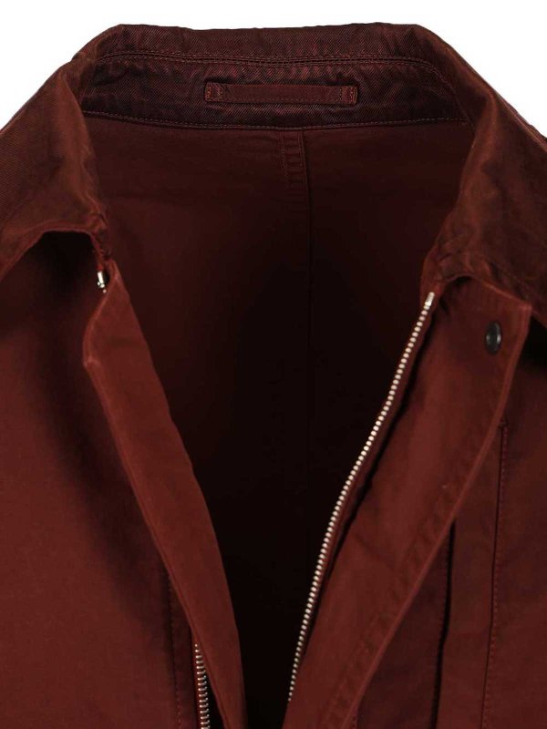 カジュアルジャケット - ダークレッド shop online: DRIES VAN NOTEN