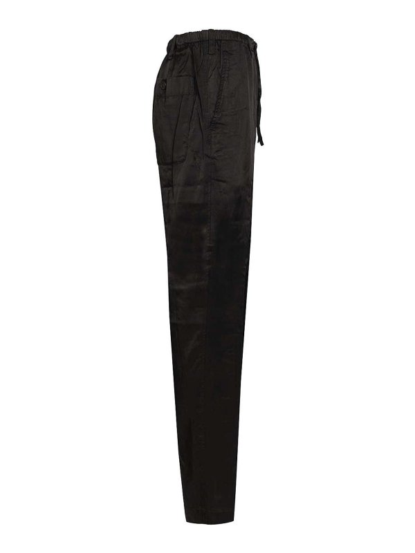 The Best Shops DRIES VAN NOTEN: カジュアルトラウザー - カジュアルパンツ - 黒