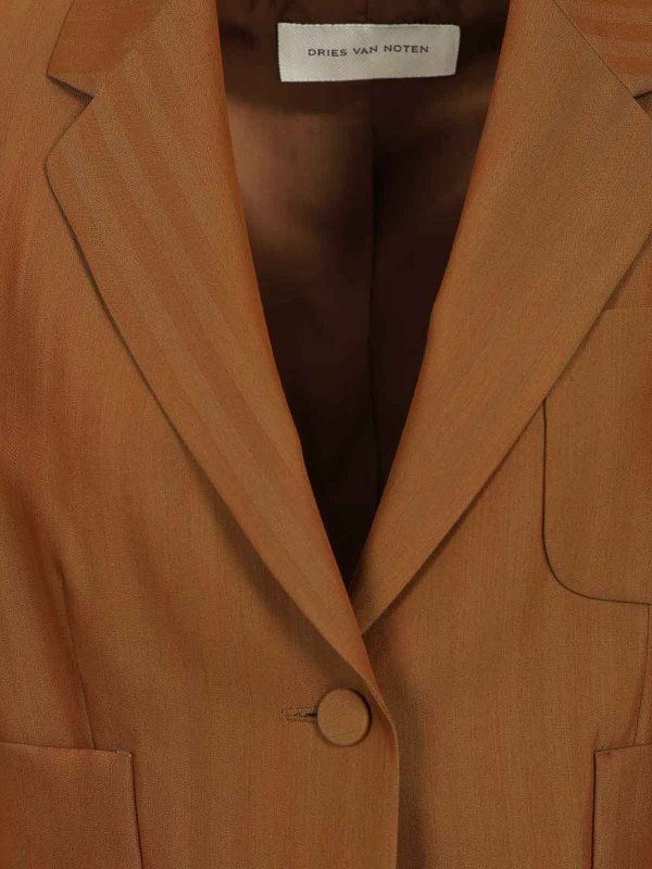 The Best Shops DRIES VAN NOTEN: Blazer - Blazer - Marrón