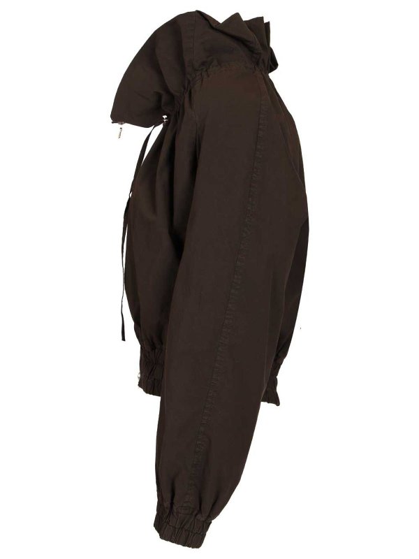 Cotton Blend Ruffled Jacket shop online: DRIES VAN NOTEN