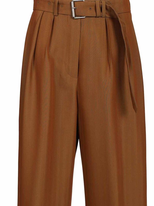 カジュアルパンツ - ブラウン shop online: DRIES VAN NOTEN