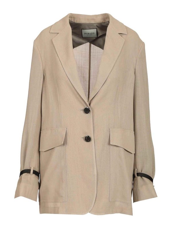 DURAZZI MILANO: ブレザー - ブレザー - ベージュ