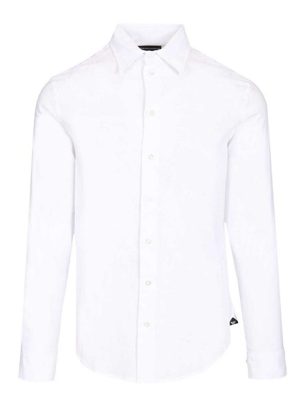 EMPORIO ARMANI: シャツ - シャツ - 白