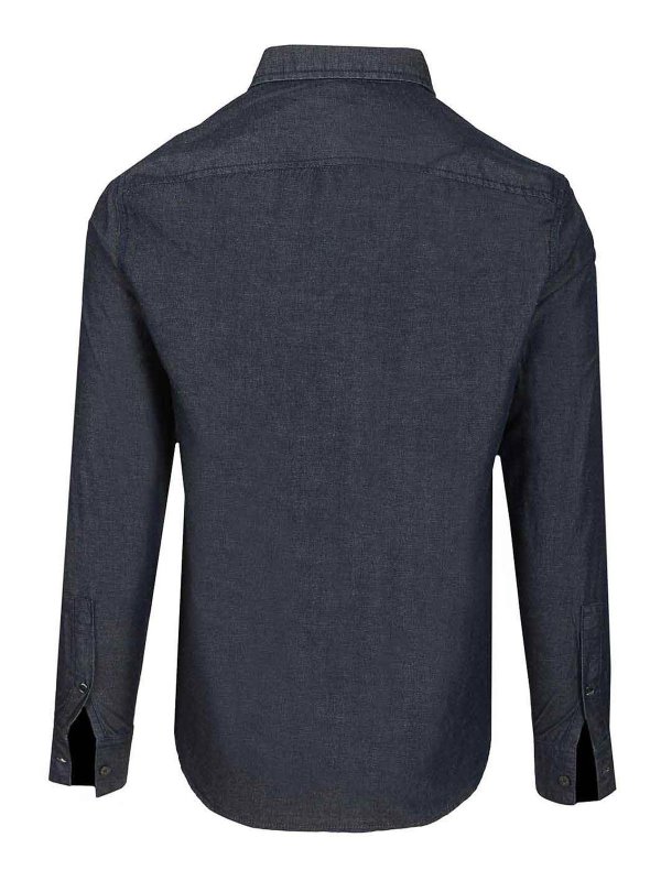 EMPORIO ARMANI: シャツ online - シャツ - ブルー