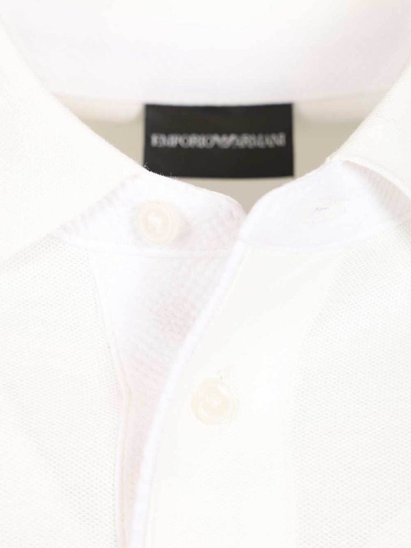 ポロシャツ - 白 shop online: EMPORIO ARMANI