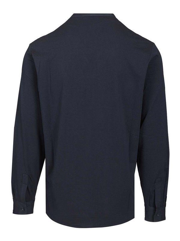 EMPORIO ARMANI: シャツ online - シャツ - ブルー