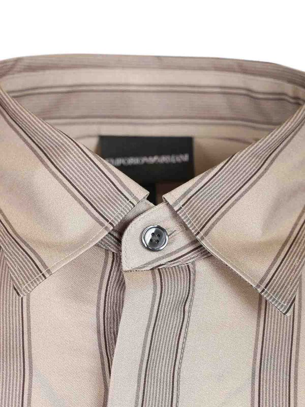 シャツ - ベージュ shop online: EMPORIO ARMANI