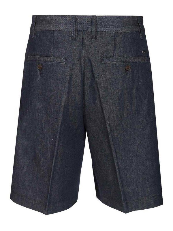 EMPORIO ARMANI: トラウザーショーツ online - ショートパンツ - ブルー