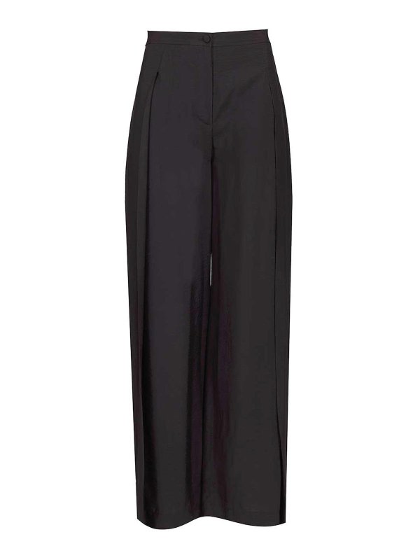 EMPORIO ARMANI: カジュアルトラウザー - カジュアルパンツ - ブルー