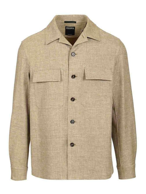 ZEGNA: Hemden - Hemd - Beige