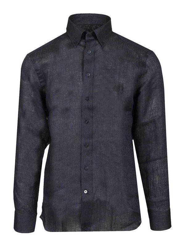 ETRO: Camisas - Camisa - Azul