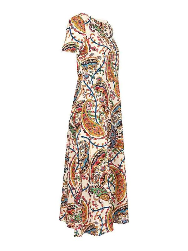 The Best Shops ETRO: Knielange Kleider - Knielanges Kleid - Bunt