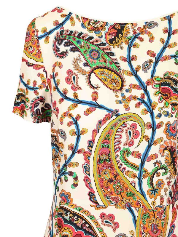 Knielanges Kleid - Bunt shop online: ETRO