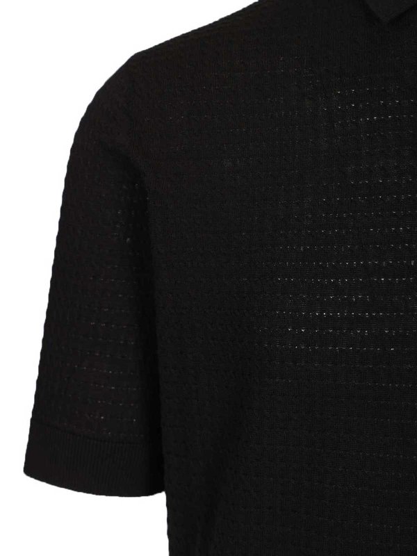 ポロシャツ - 黒 shop online: FILIPPO DE LAURENTIIS
