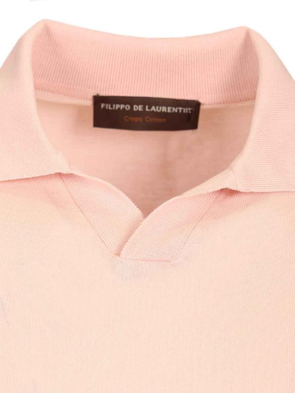 The Best Shops FILIPPO DE LAURENTIIS: ポロシャツ - ポロシャツ - ピンク