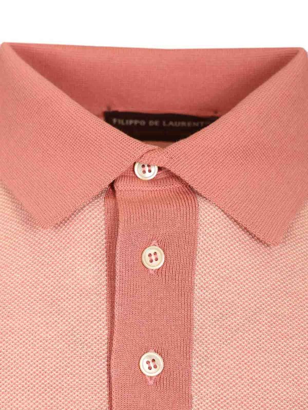 The Best Shops FILIPPO DE LAURENTIIS: ポロシャツ - ポロシャツ - ピンク