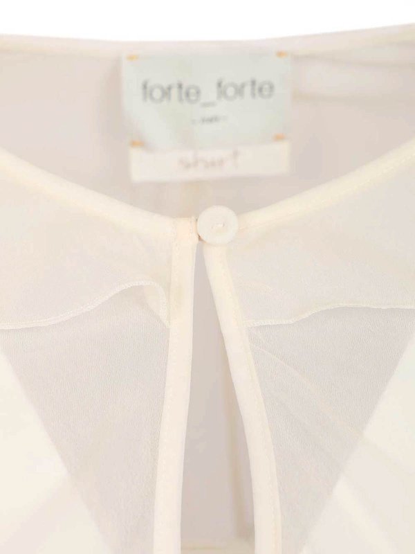 シャツ - 白 shop online: FORTE FORTE
