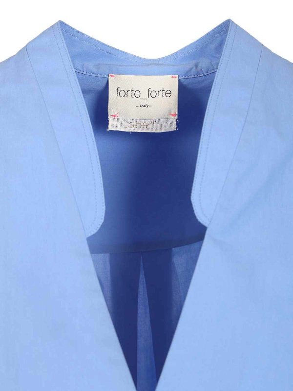シャツ - ライトブルー shop online: FORTE FORTE