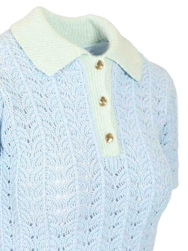 Poloshirt - Hellblau shop online: FORTE FORTE