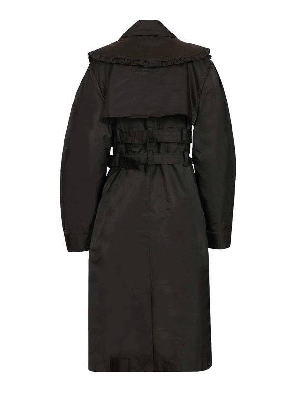 GANNI: トレンチコート online - トレンチコート - 黒