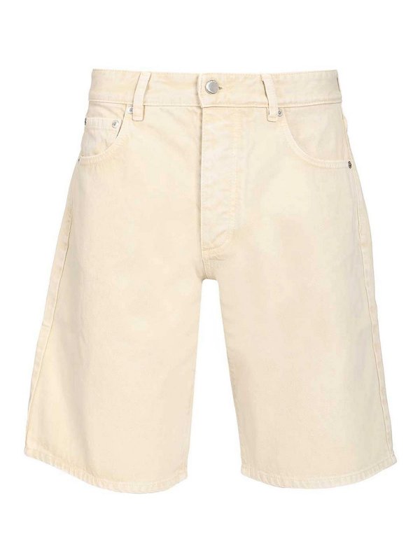 ICON DENIM: トラウザーショーツ - ショートパンツ - ベージュ