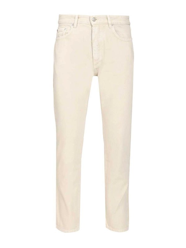 ICON DENIM: Jeans Rectos - Vaqueros Rectos - Beis