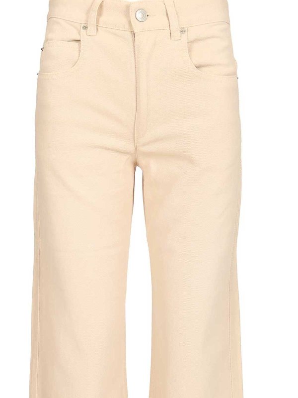 The Best Shops ISABEL MARANT: Bootcut - Bootcut Jeans - Beige