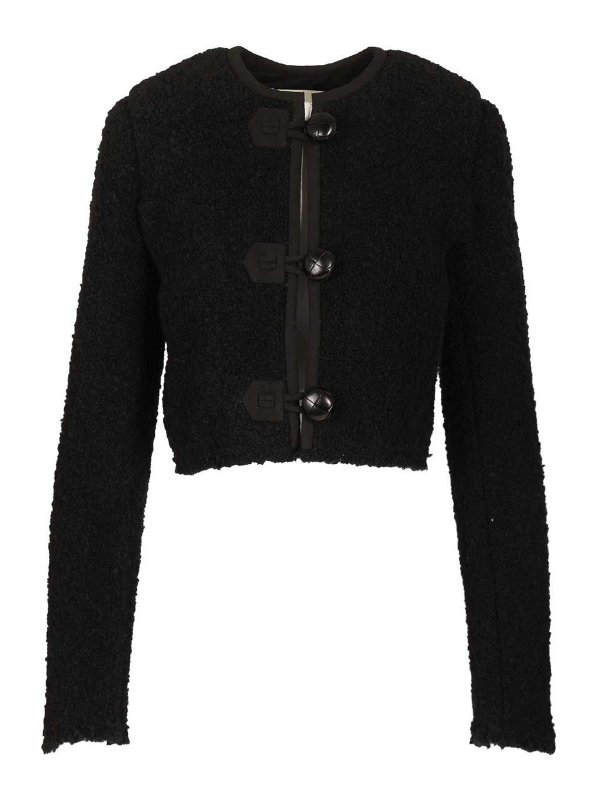 ISABEL MARANT: カジュアルジャケット - カジュアルジャケット - 黒