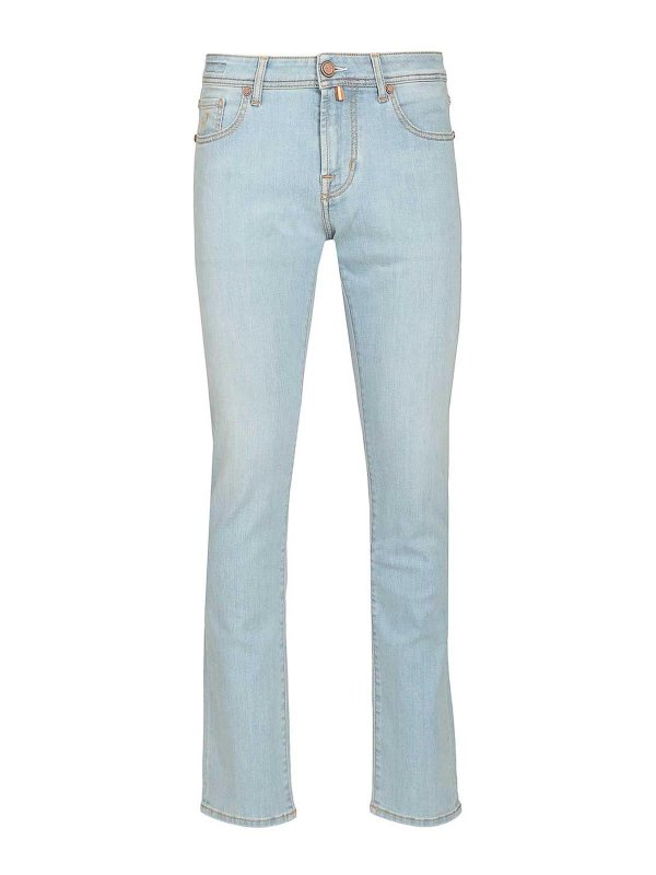 JACOB COHEN: Straight Leg Jeans - Straight Leg Jeans - Hellblau