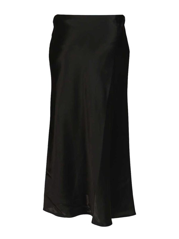 KHAITE: Knielange und Midi Röcke online - Midirock - Schwarz