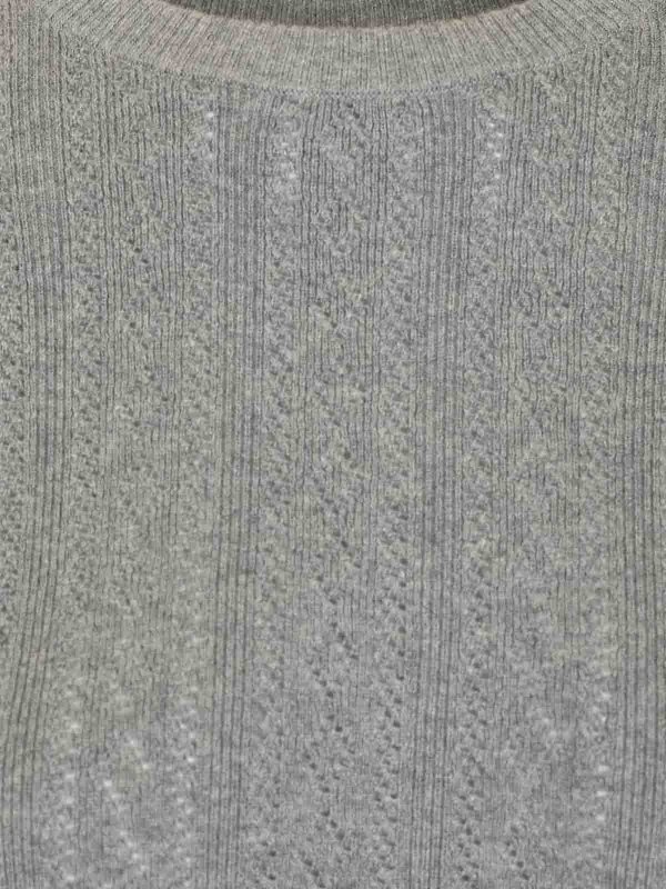 Rundhalspullover - Grau shop online: LISA YANG