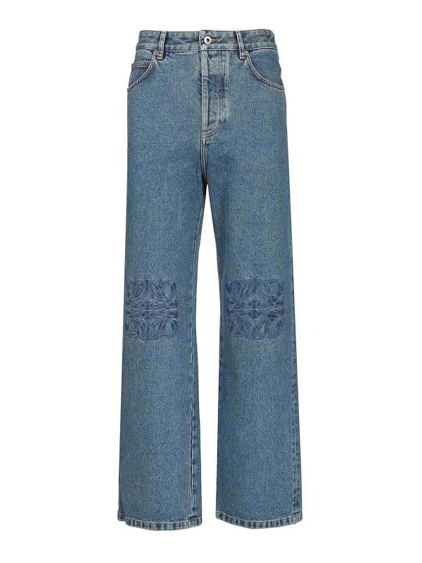 LOEWE: Jeans évasés - Jean Bootcut - Bleu