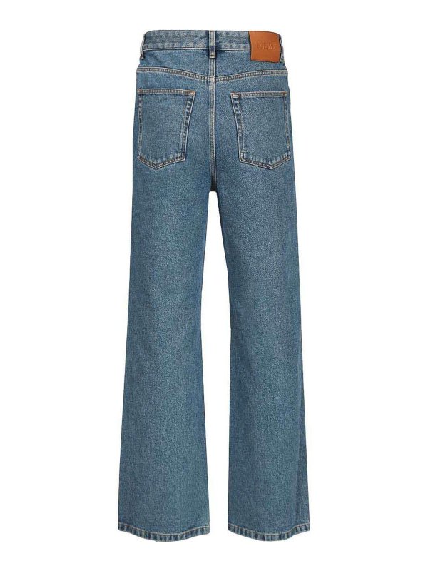 LOEWE: Jeans évasés online - Jean Bootcut - Bleu