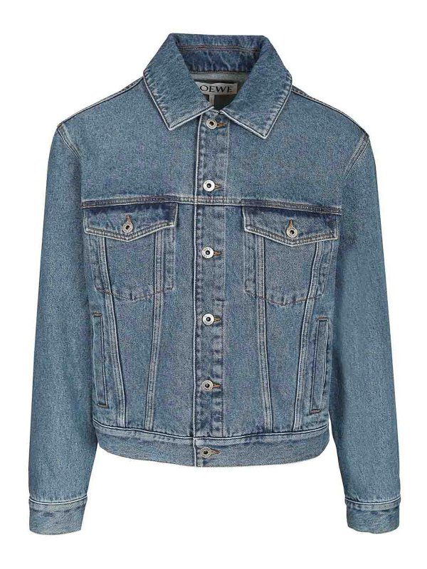 LOEWE: デニムジャケット - デニムジャケット - ブルー