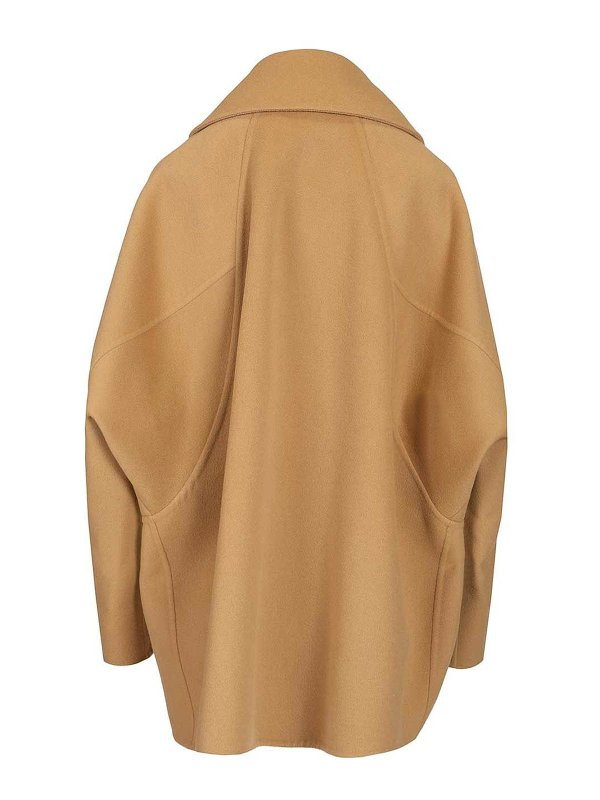 LOEWE: short coats online - Short Wool Coat