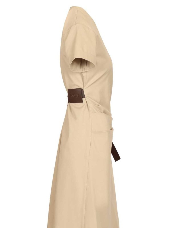 Robe Au Genou - Beige shop online: LOEWE