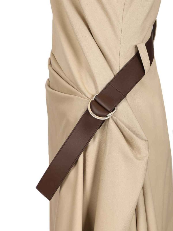 The Best Shops LOEWE: Robe Au Genou - Beige