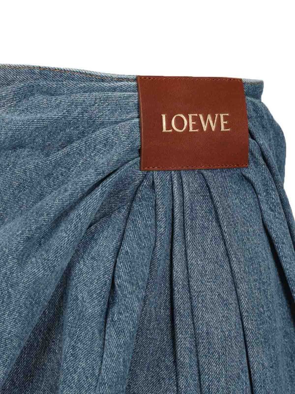 LOEWE buy online Draped Denim Jeans