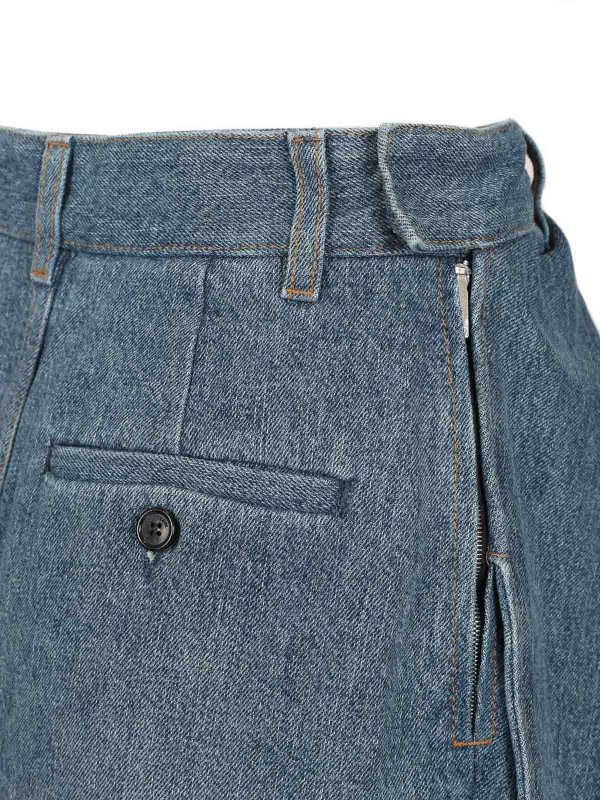 The Best Shops LOEWE: Draped Denim Jeans