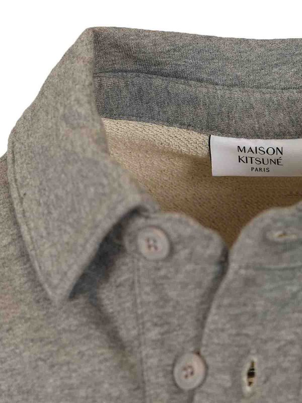 Polo - Gris shop online: MAISON KITSUNÉ