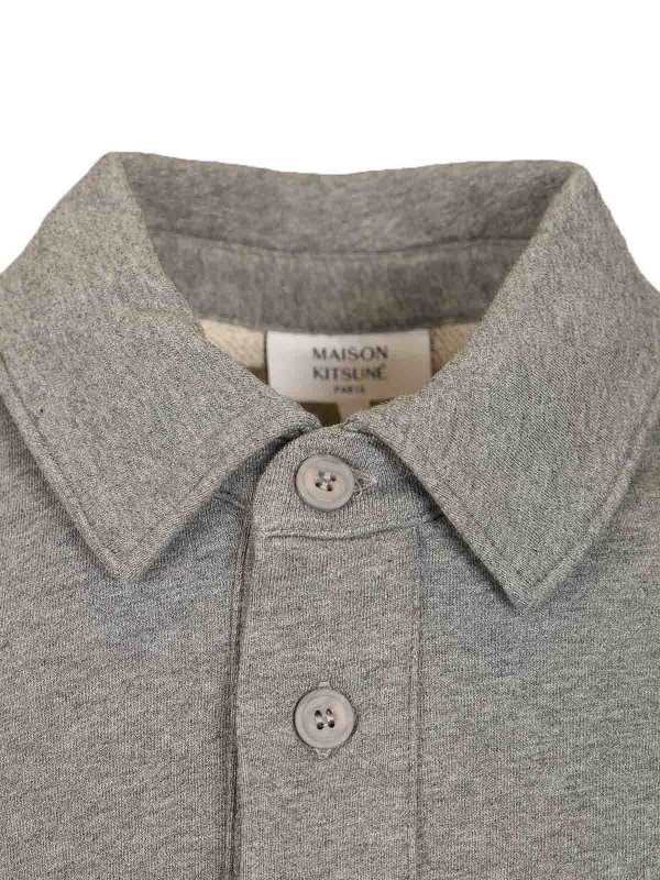 The Best Shops MAISON KITSUNÉ: Polo - Gris
