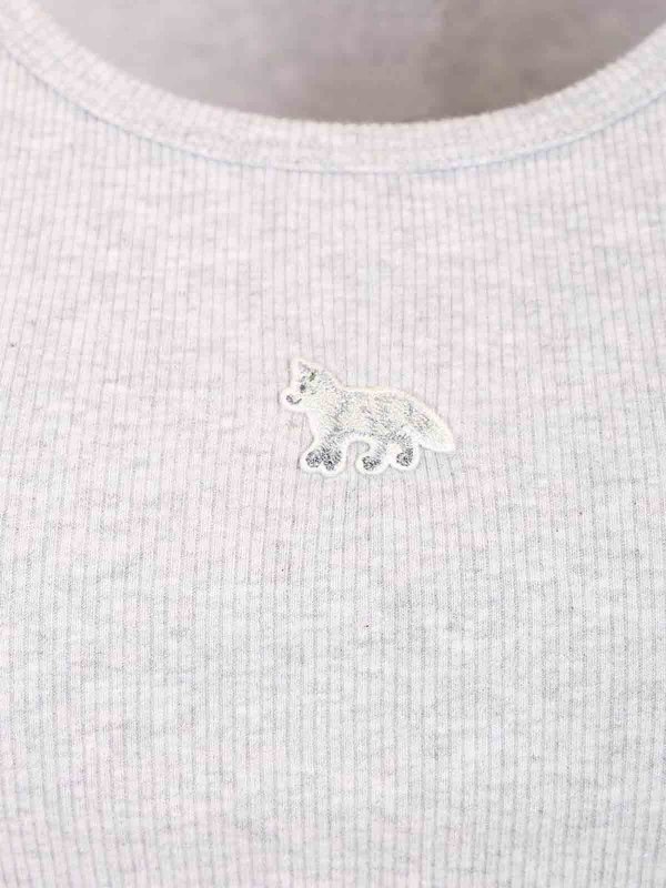 The Best Shops MAISON KITSUNÉ: Tops y camisetas sin mangas - Top - Gris