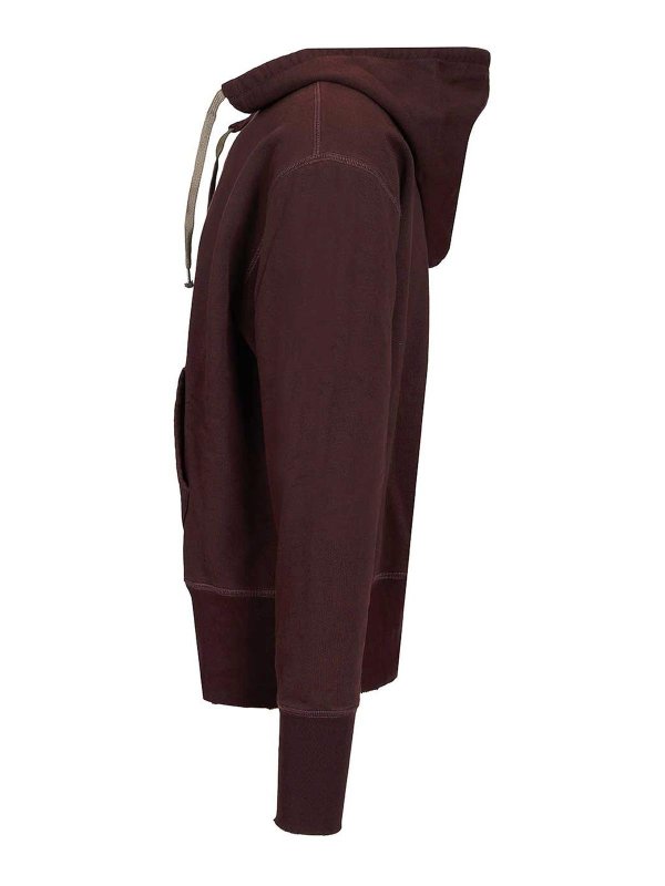 The Best Shops Maison Margiela: スウェット＆セーター - スウェットシャツ/セーター - ダークレッド