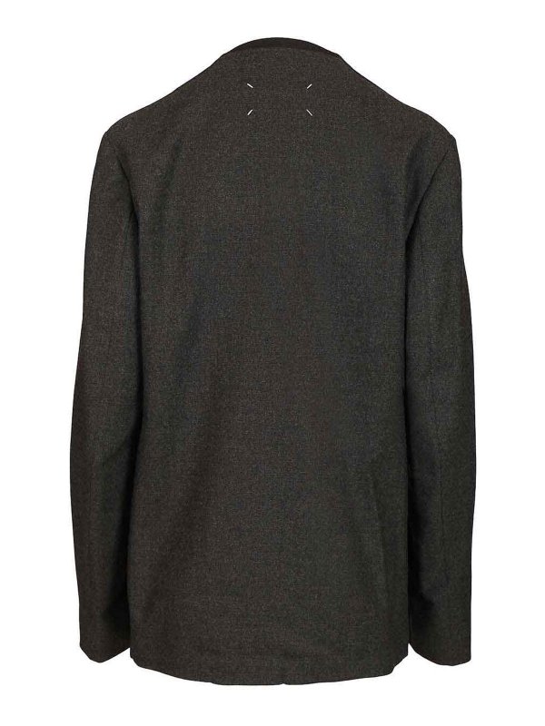 Maison Margiela: casual jackets online - Minimal Wool Jacket