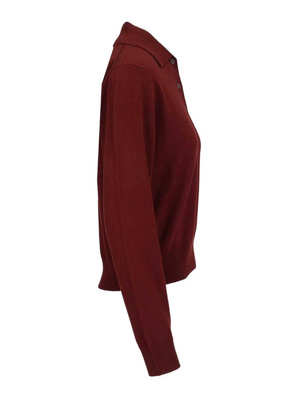The Best Shops Maison Margiela: ポロシャツ - ポロシャツ - ダークレッド